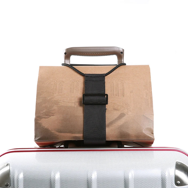 Elastic Adjustable Luggage Bungee Strap Multi Color Antislip Security Belt Portable Carry On Baggage Fixing Belt Travel Suitcase