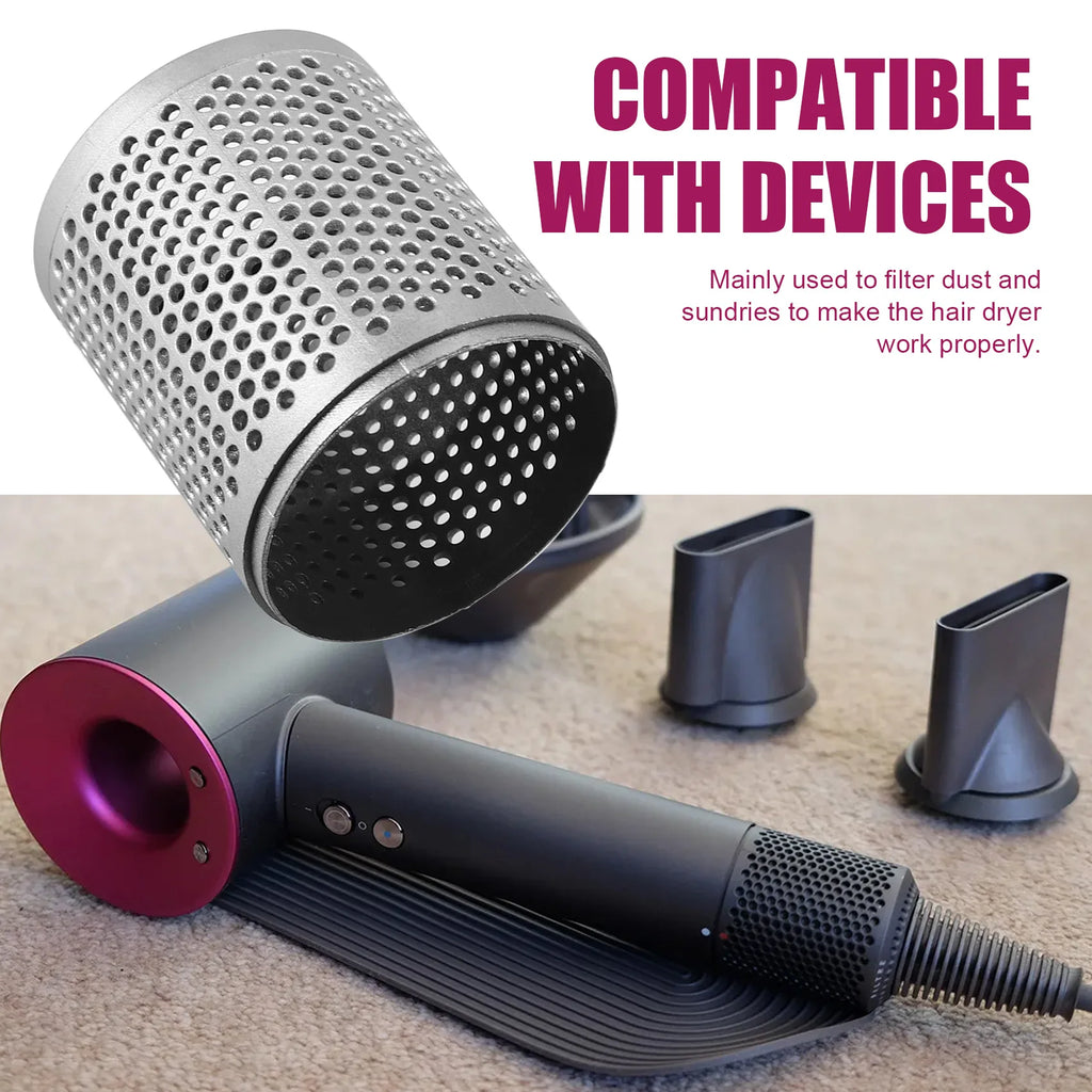 [NEW!N92R】 Suitable For Dyson Hair Dryer HD01 HD03 HD08 Dustproof Outer Filter Cover Vacuum Cleaner Accessories
