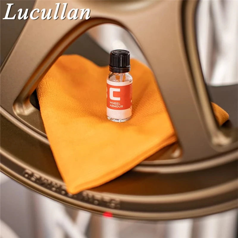 Export Material Orange Pearl Microfiber Ceramic Coating Towel Sealant Removal Interior Cleaning Cloth