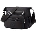 Breathable Multi-compartment Crossbody Bag Stylish Water-resistant Nylon Shoulder Purse, Lightweight Design for Everyday Use