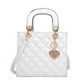 Diamond Stripe Women Handbag Female Luxury Designer Crossbody Bag High Quality Leather Shoulder Bag Clutch Purse Brand Tote Bags