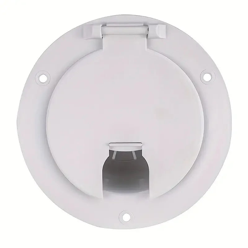 1pc RV Power Cord Hatch Cover With Screws Anti-UV Oxidation Protective Cover For Motorhome Caravan Camper Van RV Accessories