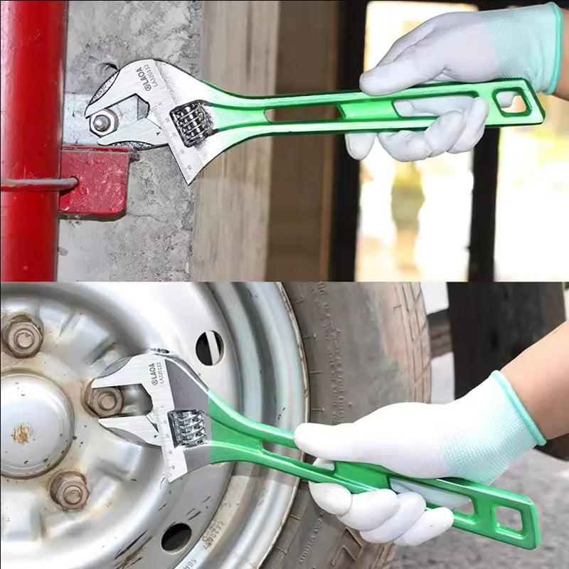 LAOA Short Handle Wrench Adjustable Long Handle Lightweight Large Opening Wrench 6' 8' 10' 12' Repair Tool  Large Open