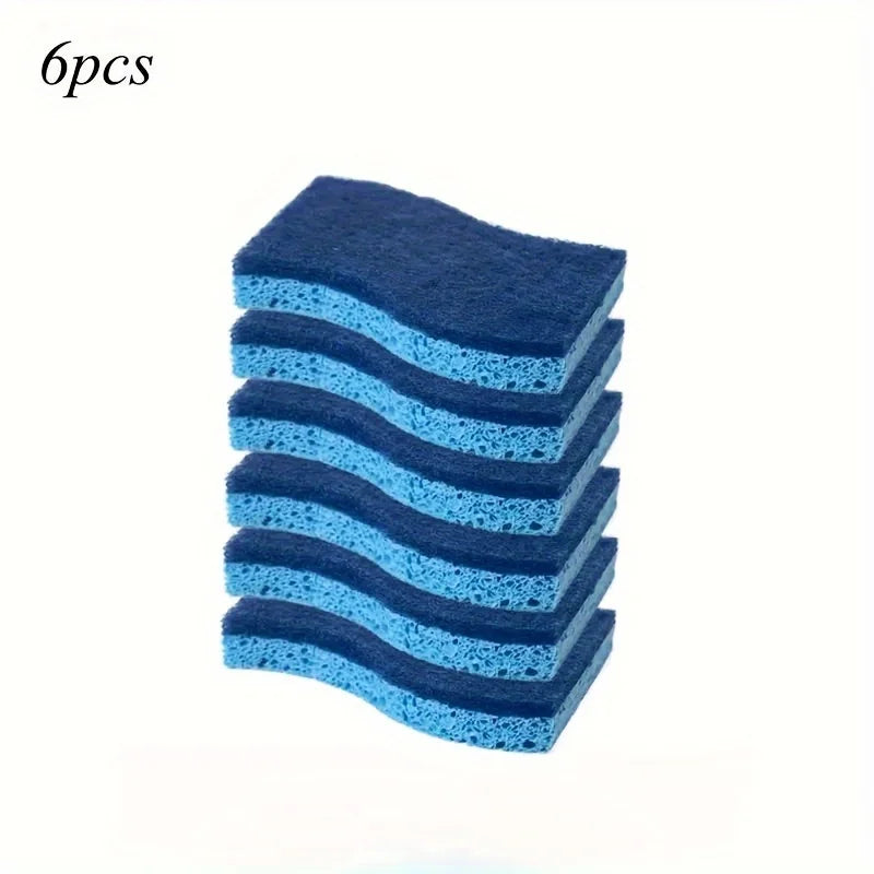 6/12PCS/SET Dishwashing Sponge,Multifunctional Cleaning Sponge,Double Sided Dishcloth for Home Cleaning,Dishwashing Sponge