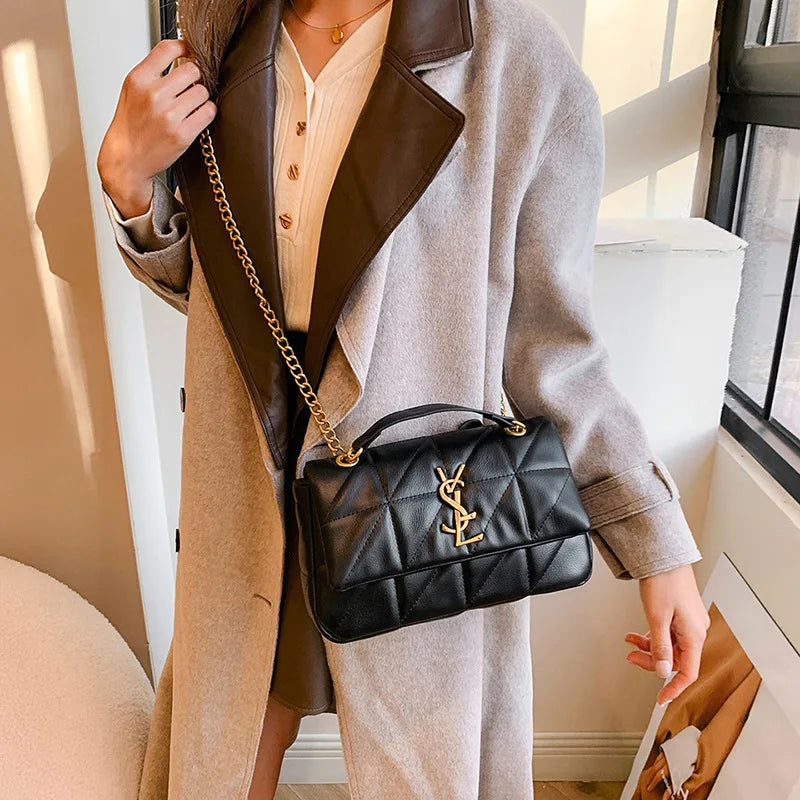 Genuine Leather Women Mini Square Bag New Arrival French Underarm Shoulder Crossbody Handbag Hot Sale iSaint Lucia, Rome, Poland