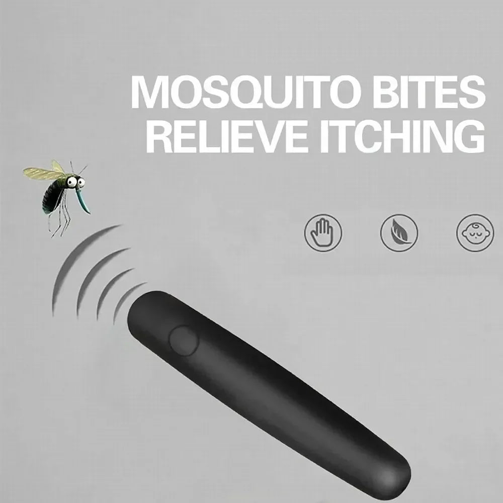 Electronic Mosquito Bite Relief Pen Portable Itch Swelling Pain Soother Insect Sting Relief Tool Outdoor Camping Travel Summer