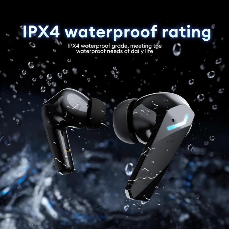 New Lenovo XT53 Wireless Upgrade Bluetooth 5.4 Earbuds LED Digital Display Waterproof Earphones HD Call Low Latency Game Headset