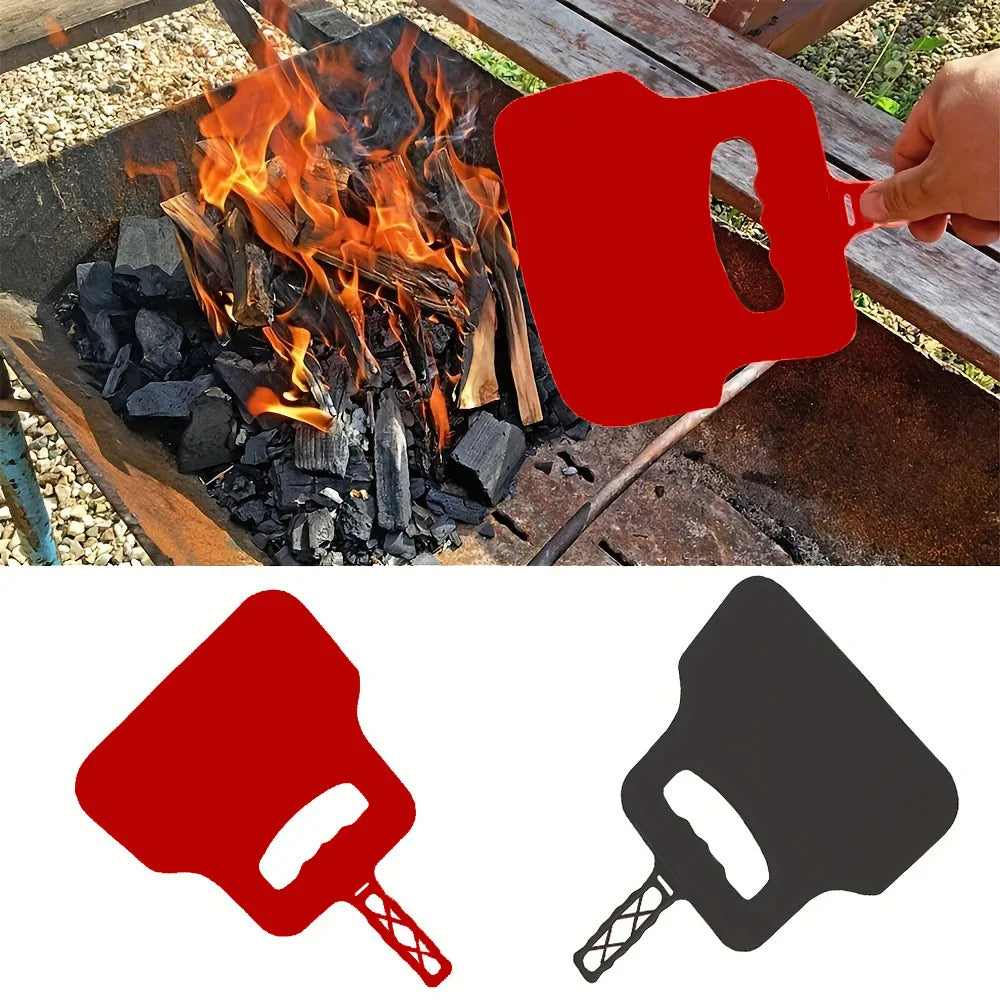 Barbecue Fan  BBQ Hand Crank Blower Tool Manual Combustion Support Outdoor Cooking