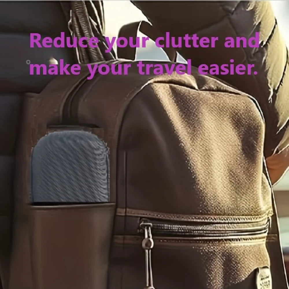 1pc Asthma Inhaler Travel Case ，Portable Nebulizer Case/bag , Includes Inhaler Holder Case Only, Black