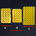 Silicone World Square Silicone Mobile Phone Fixing Suction Cup Car Mounted Bracket Phone Case Universal Anti Slip Suction Cup