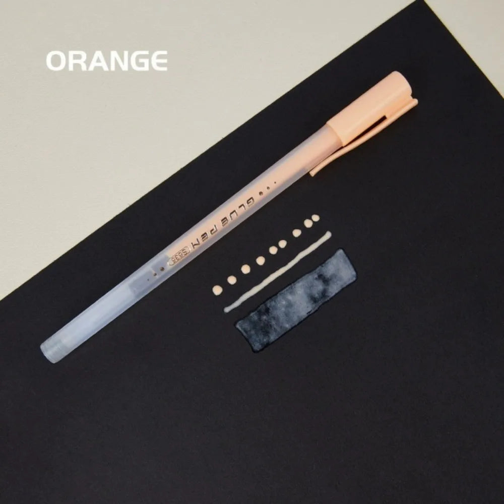 Macaron Color Suction Card Packing Glue Pens DIY Handmade Dot Glue Portable Quick-drying Glue School & Office Stationery
