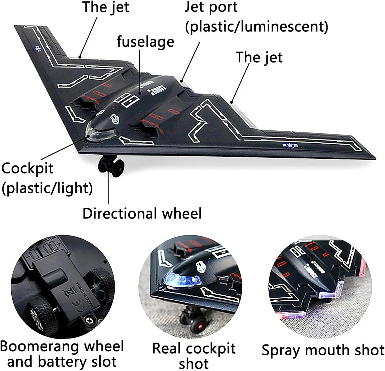 1/200 B-2A Metal Bomber Model Kits with Stand Stealth and Strategic Bomber Diecast Alloy Airplane Model Aircraft Collection