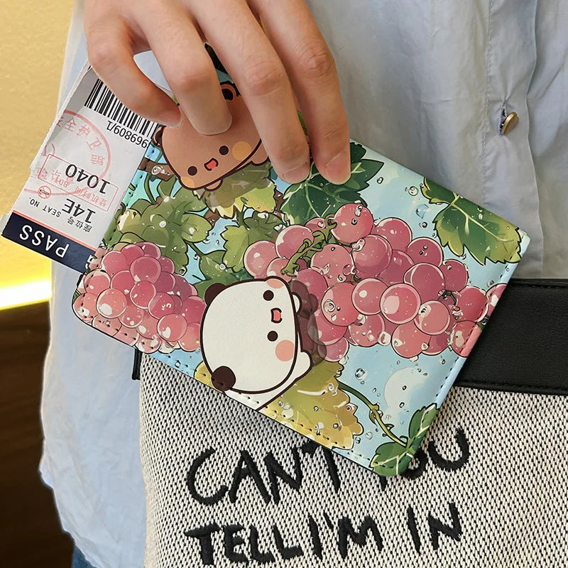 New Cartoon Cute Passport Holder Multifunctional Card Holder Documents Package Passport Wallet Portable Travel Passport Cover