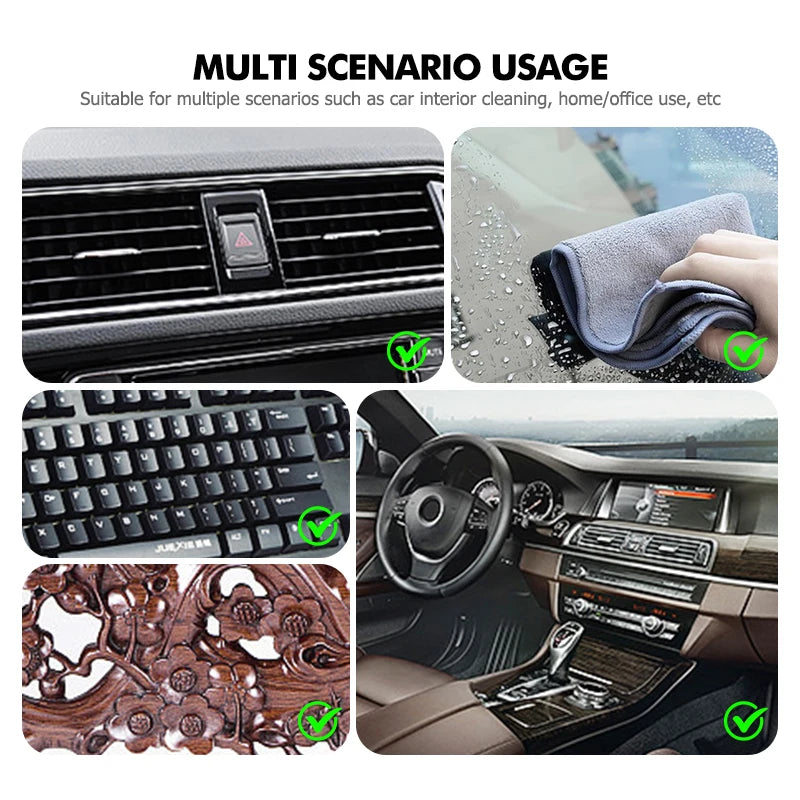 For Toyota Car Microfiber Cleaning Towel Wipe Drying Cloth Clean Tool Auto Accesorise GR Sport Gazoo Racing Yaris 86 Corolla