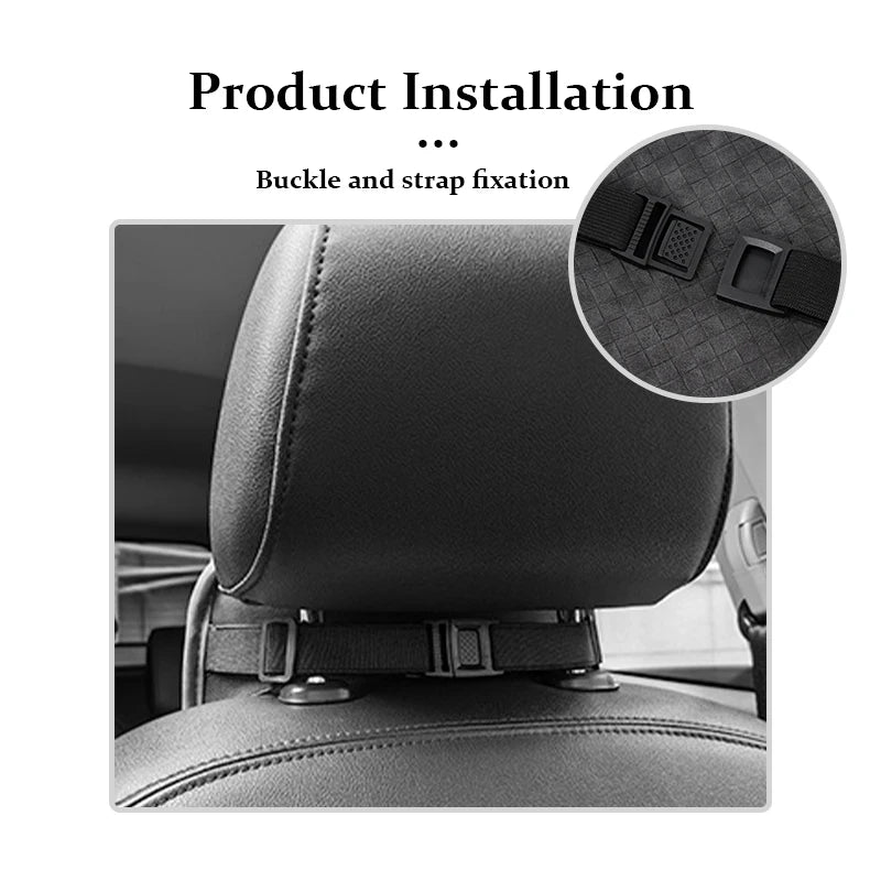 Car Interior Tissue Box Leather Tissue Bag Vehicle Mounted Holder For Jeep Patriot Renegade Wrangler JK JL Liberty Trailhawk