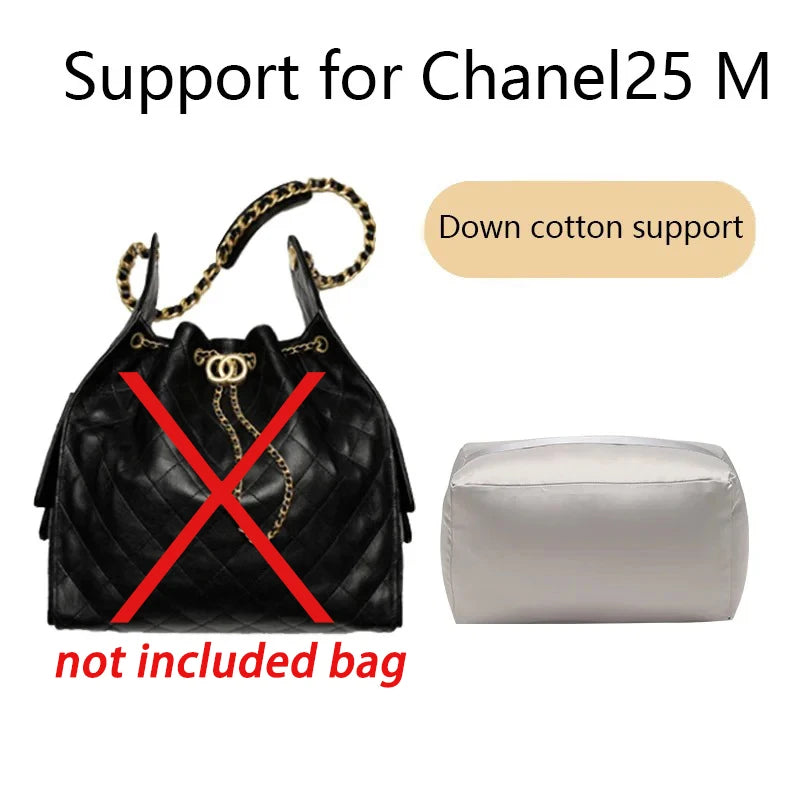 Bag Organizer Insert For Chanel 25bag S Bag Support Nylon Bag Insert Storage Chain Bag Transform Accessories