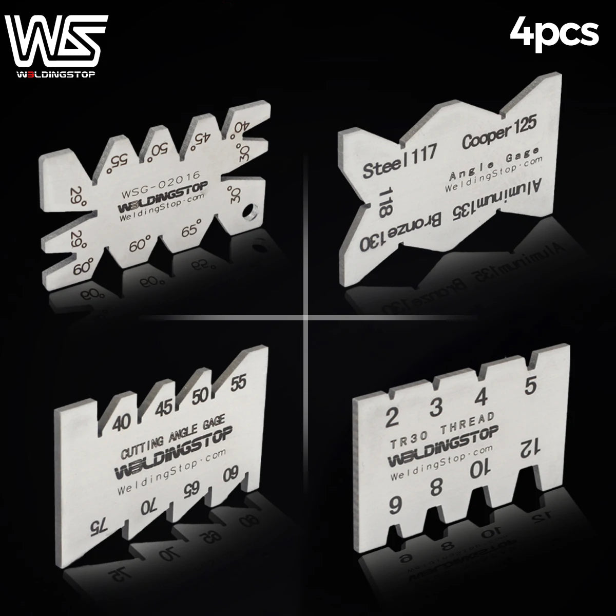 Angle Gage Screw Pitch Thread Lathe Cutting Gauge Drill Bits Sharpening Angle Template Measuring Tool Kits