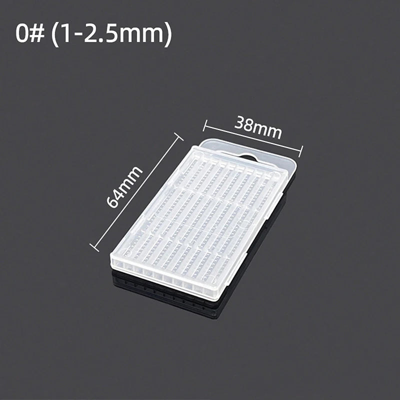 ※Plastic Twist Drill Empty Box Storage Box Toolbox Tool Accessories Woodworking Drill Bit 5/10 Hole Transparent Packaging Case