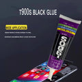 T900S 15/50/110ml Korea Soft Black Glue Component Laptop Mobile Phone LCD Display Screen Black Adhesive Sealant Glue PVC Metal