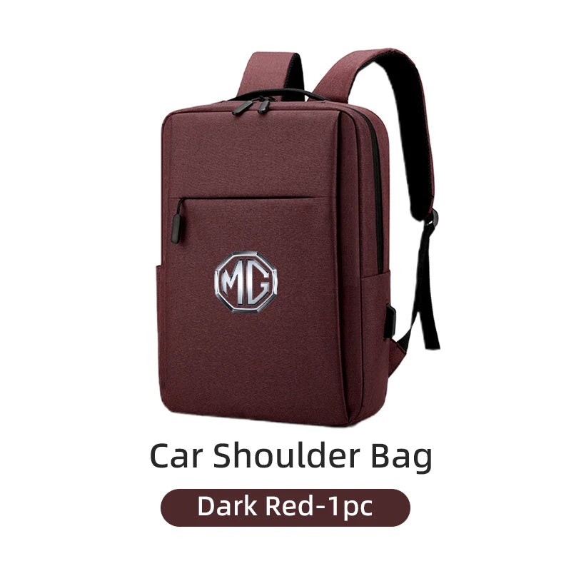 Car Laptop Pouch Men's Shoulder Bag Business Backpack Accessories For Morris Garages MG 6 3 5 7 TF ZR ZS HS GS GT Hector RX5