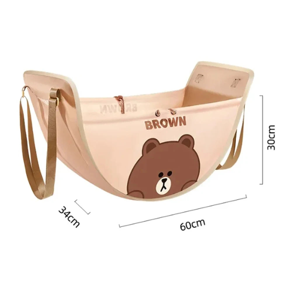 Car Seat Back Storage Bag Anime Cartoon Portable High Capacity Car Hanging Sundries Net Pocket Pouch Gifts Car Storage Organizer