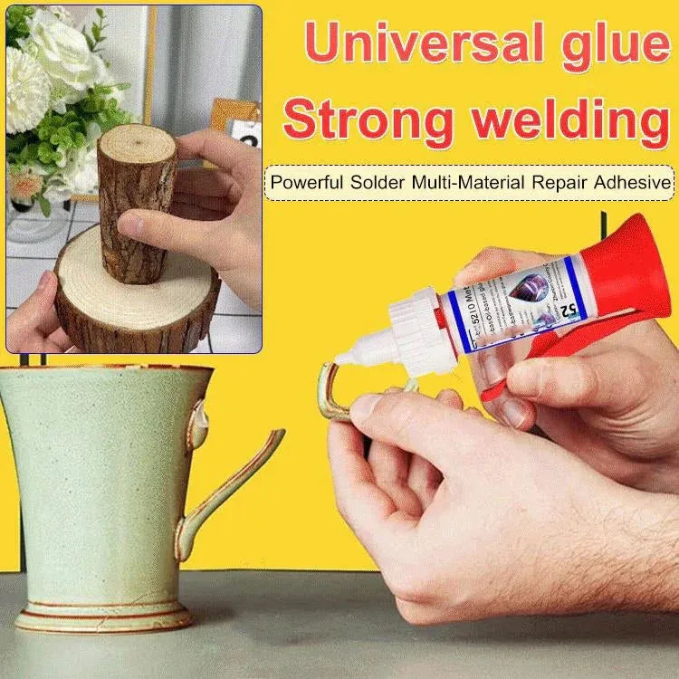 50g Powerful Solder Multi-Material Repair Adhesive Strong Tyre Repair Glue Tiles Fix Sealant Universal Quick-drying Sealer