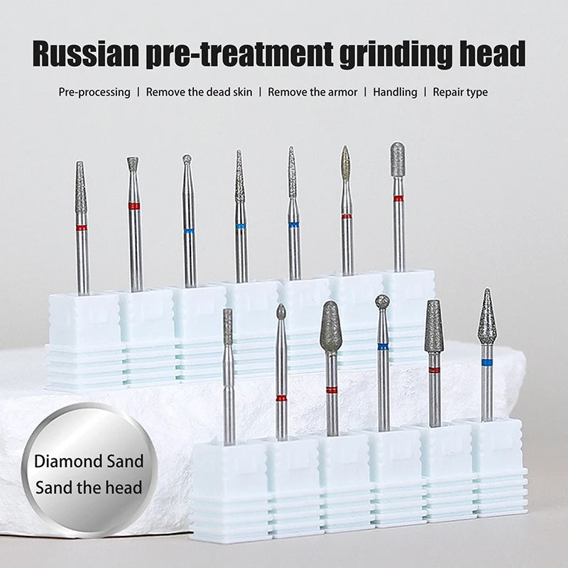 Hot Sale New Nail Drill Bit Mill Cutter All For Manicure Machine Bit Tools Accessories Cuticle Clean For Removing Nail Gel