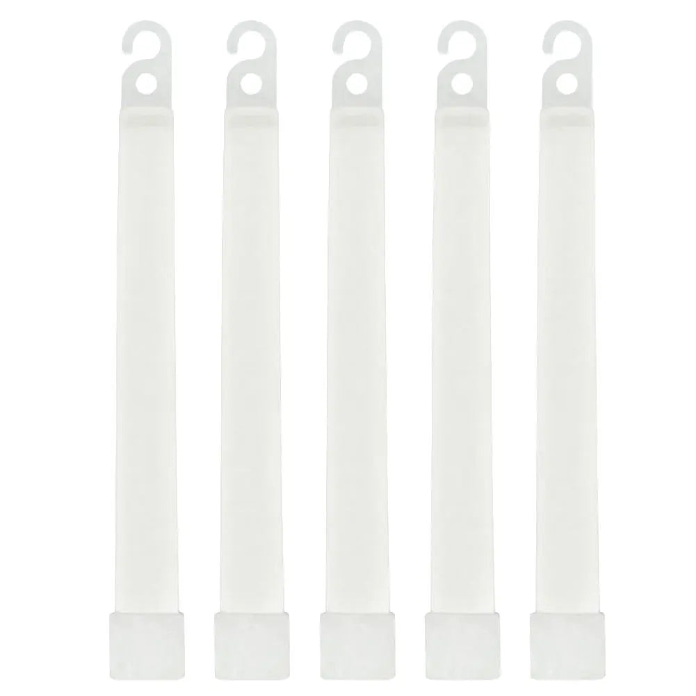 5pcs Concert Party Light Stick 6 Inch Outdoor Emergency Glow Sticks Waterproof with Hook Hiking Camping Equipment