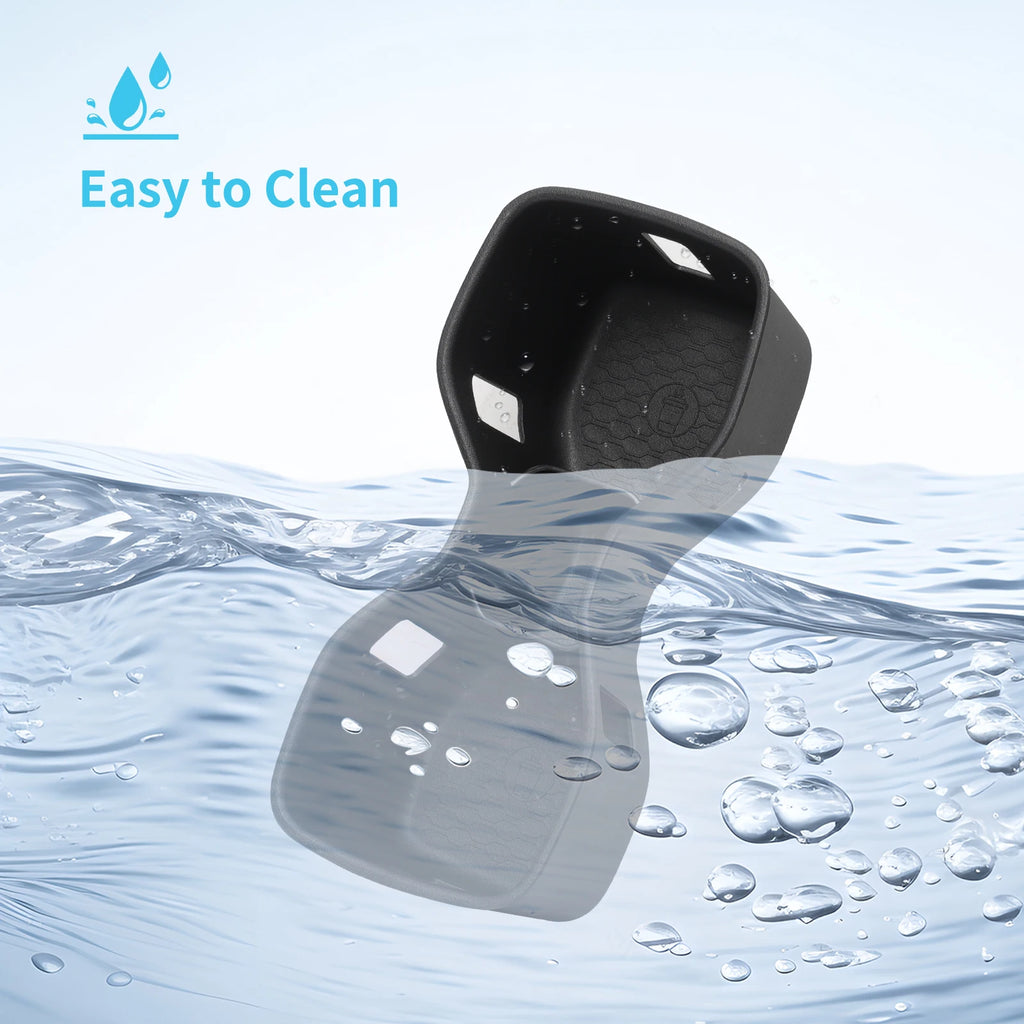 Smabee for Nissan Frontier 2022-2025 2026 Limiter Fixed Console Water Cup Holder Storage Box Tray Silicone Car Accessories Black