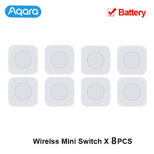 Aqara Wireless Mini Switch Zigbee Connection Versatile 3-way Control Button for Smart Home Devices Compatible For Mi Home APP