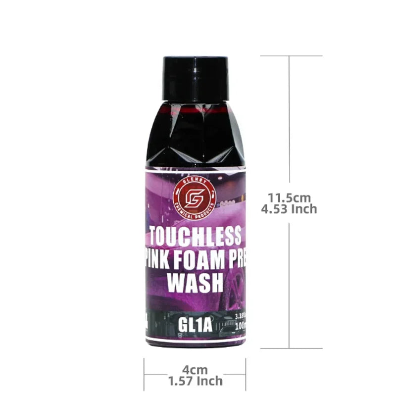 Premium Pink Foam Car Wash Soap Concentrate, High Foaming Cannon Liquid Detailing Cleanser, Extreme Dirt Remover & Shine Booster