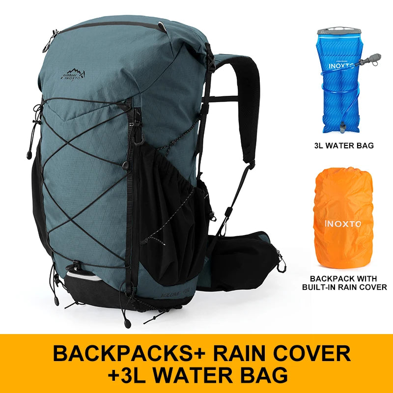 45L Hiking Internal Frame Backpacks with Rain Cover for Camping,Backpacking,Travelling