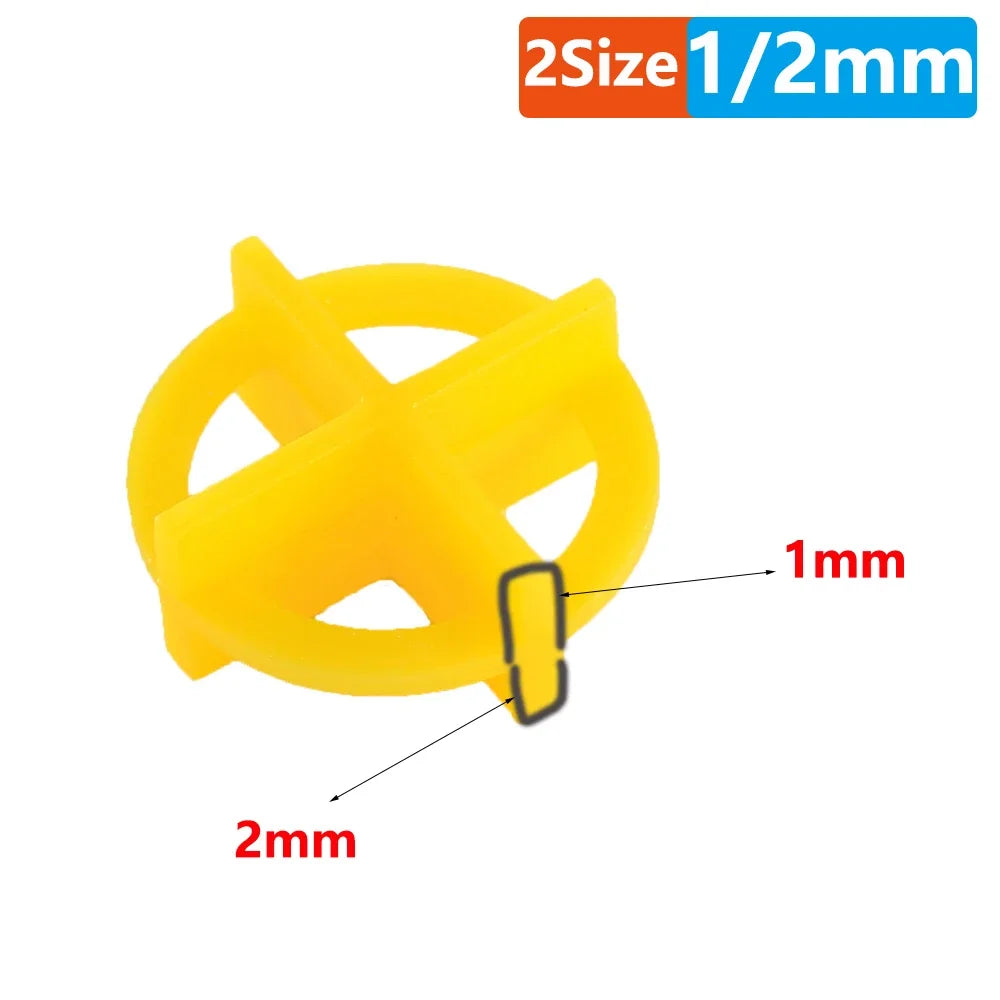 50/100/300Pcs Porcelain Tile Spacers Clips Wedge Ceramic Leveling System Floor Wall Tile Gap Leveling System Construction Tools