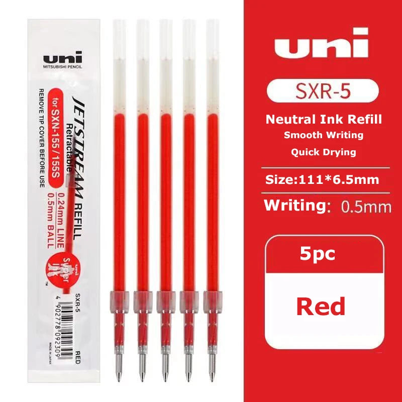 Uni Permanent Ballpoint Pen Jet Stream Anti-slip Cloudy Recycled Eco Shell Friction Super Smooth Ink Oil Pens Portable Supplies