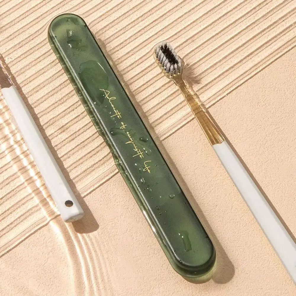 2.5x20.5cm Toothbrush Storage Box Dustproof Travel Toothbrush Container Portable Toothbrush Protector Accessories Wholesale