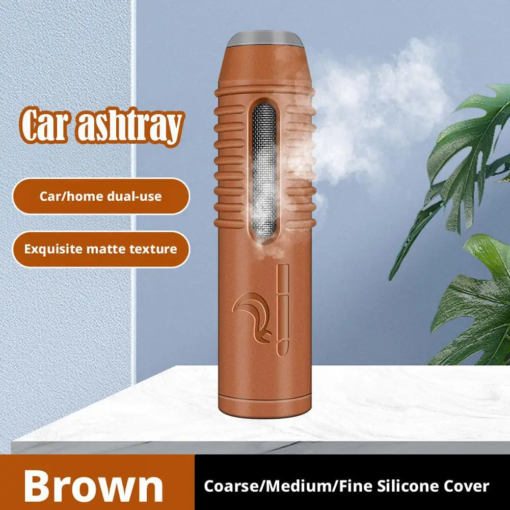 Portable Car Ashtray Anti Fly Ash Cigarette Holder Lazy Smoking Tool For Gaming Driving No Fall Ash Collector