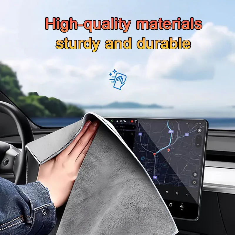 Soft Microfiber Car Cleaning Towels-Absorbent,car accessories,for Volkswagen Rline Polo Touran Tiguan Jetta Golf Passat
