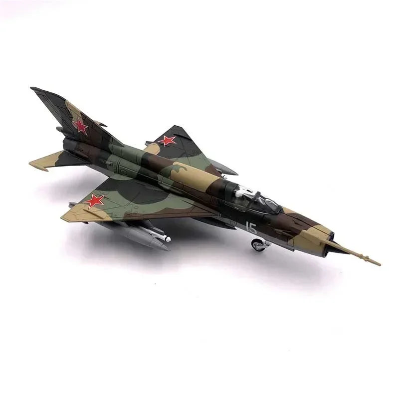 1/72 Scale Soviet Union Airforce MIG-21 Mig 21 Mig21 Fighter Air Force Diecast Aircraft Plane Model Alloy AirlineToy