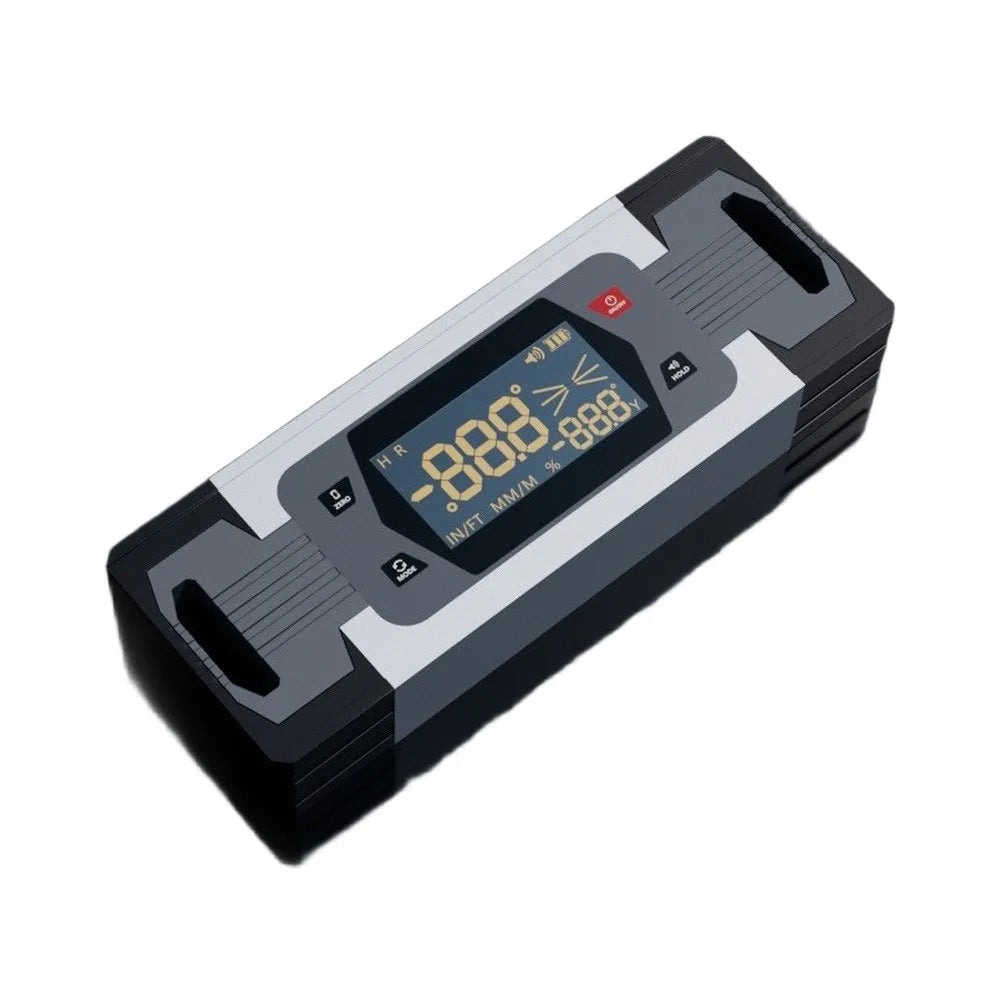 Touchscreen Digital Level with Dual Measurement Capability Large Display and Buzzer for Repetitive Alignment Work