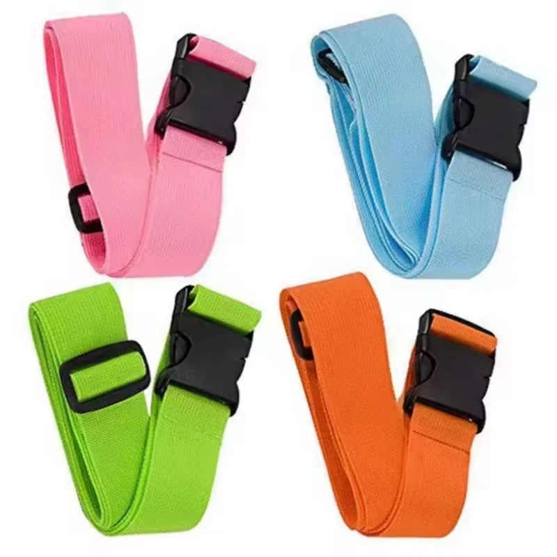 4Luggage Strap Set，Luggage Securing Strap，Luggage Strap，Used for Sealing and Convenient Identification of Travel Bags，Travel Acc