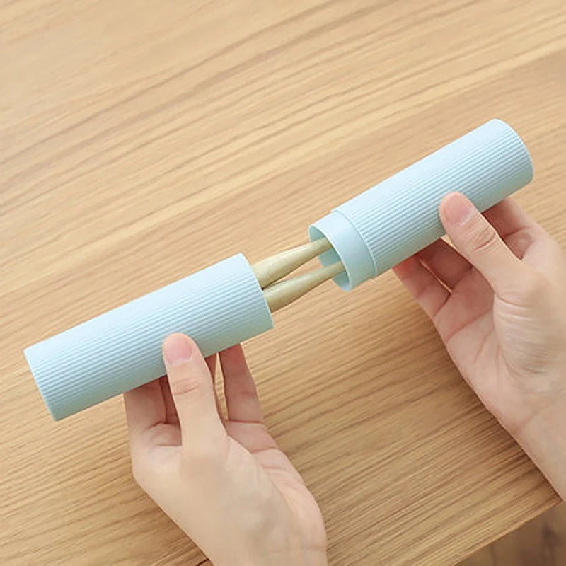 Travel Portable Toothbrush Cup Bathroom Toothpaste Holder Storage Case Organizer Toiletries Storage Cup Creative Toothbrush Box