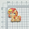 10pcs Cartoon Cute Super Q Pony Acrylic Hair Clip Side duckbill Clip Girl Headwear Small Broken Hair Hairpin