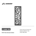 ShineTrip Stainless Steel IGT Modular Insert Panel—DIY Tactical-Style Expansion With Ambient Appeal