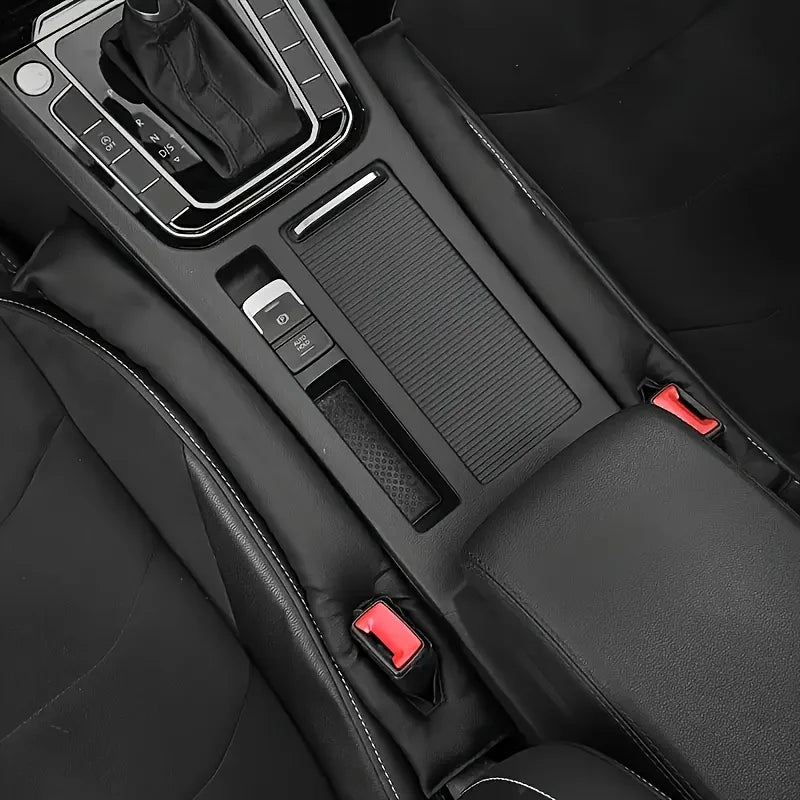 PU Leather Car Seat Gap Filler Side Leak-Proof Strip,Seat Gap Anti-Drop Durable Interior Product,Universal Soft Protective Strip