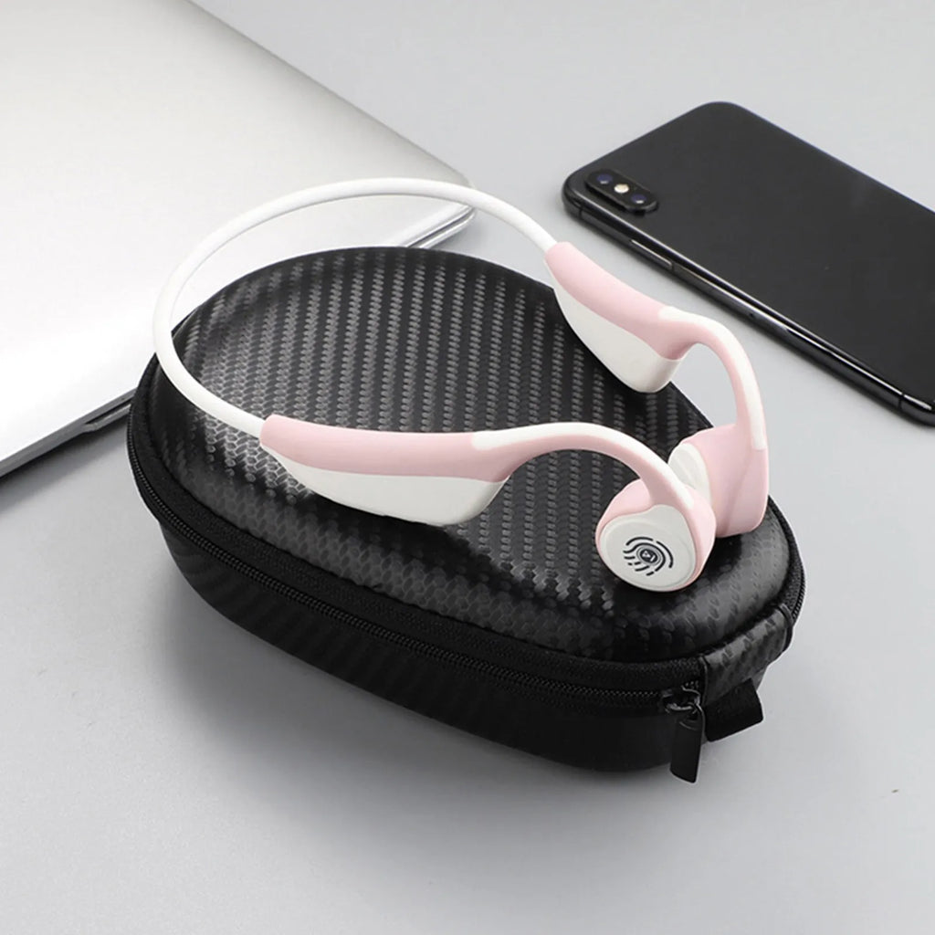 1Pcs Bone Conduction Headphone Carry Case Compact Protective Storage Bag Compatible for Aftershokz Headset Accessories
