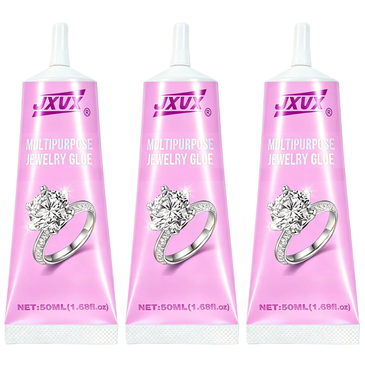 Jewelry Glue B7000 Production and Restoration-for bonding gem Pearls Earrings Rings Rhinestones Strong Waterproof Clear Adhesive 50ML（1.68fl oz）
