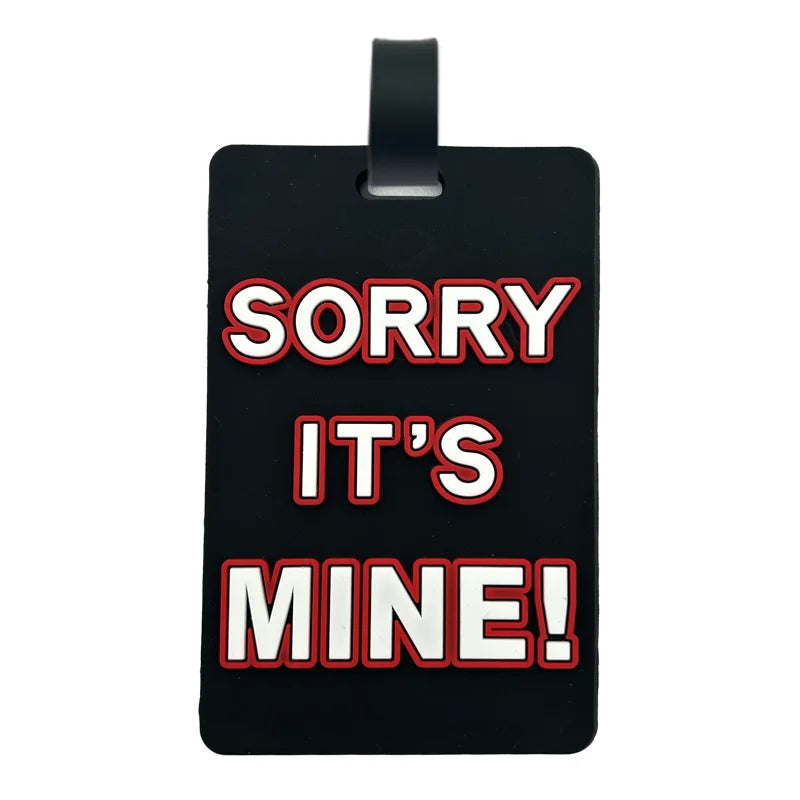 Luggage Bag Label PVC Luggage Bag Tote Bag Travel Bag Label With Business Card And Privacy Cover IT'S NOT YOU BAGS