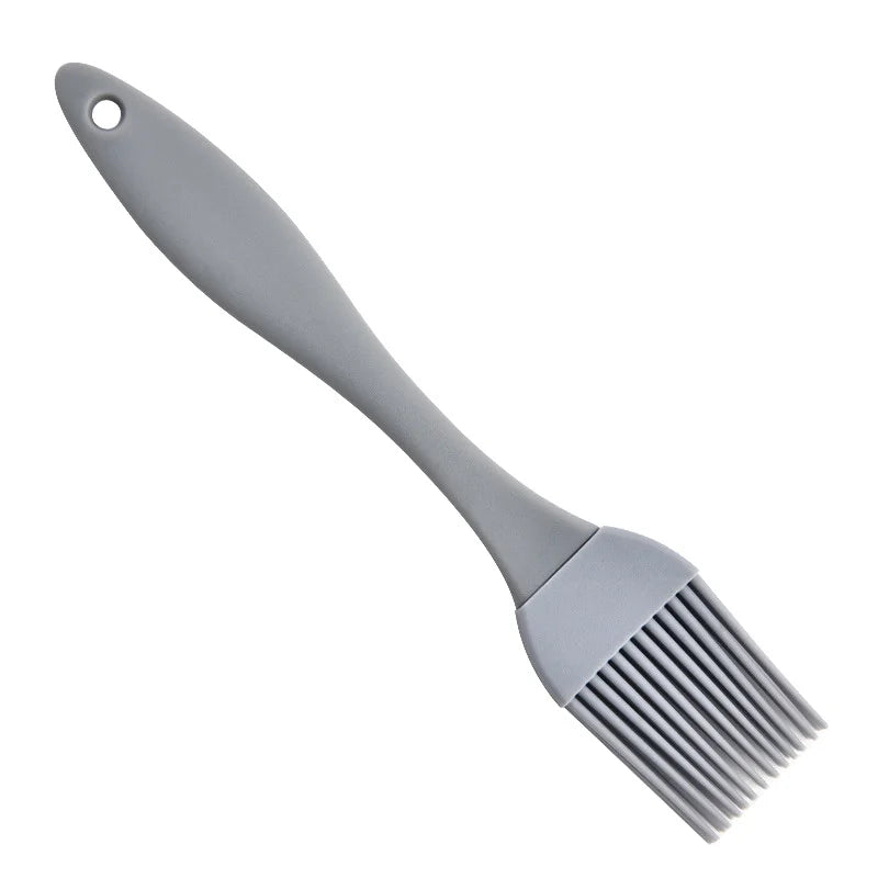 【Silicone Oil Brush Barbecue Basting Brush Seasoning Sauce Cake Bread Butter Egg Heat Resistant Kitchen Baking Cooking Tool】