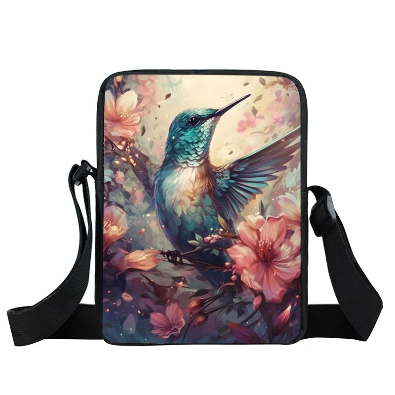 Kawaii Animals Panda Raccoon Fox Owl Print Crossbody Bag Women Men Shoulder Bags Teenager Handbag For Travel Messenger Bags Gift