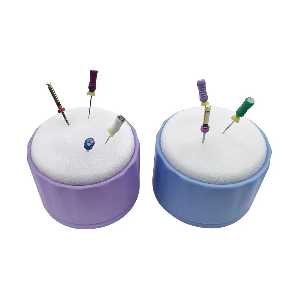 Autoclavable Dental Endo Files Stand Disinfection Tool Foam Block Endodontic File Holder Sponge Holder File Cleaning Table